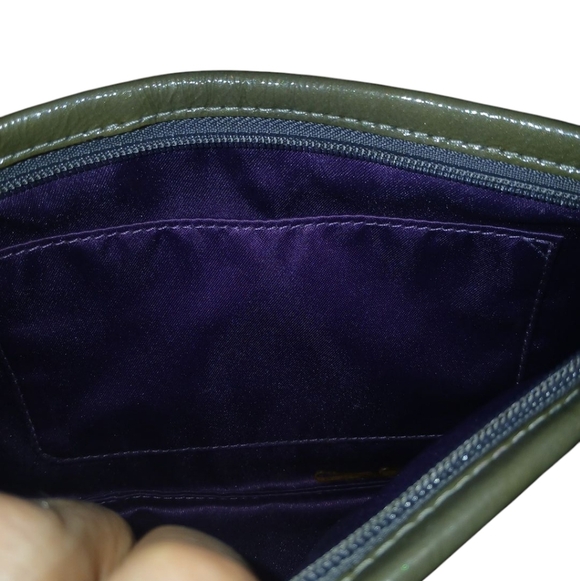 Coach Silver and Gray Clutch Wristlet - Picture 5 of 6